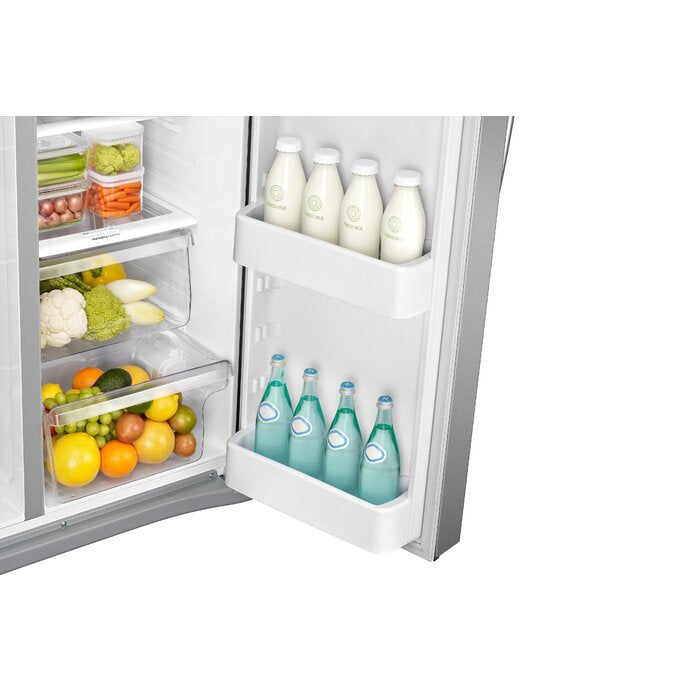 36" Side-by-Side 24.5 cu. ft. Refrigerator with LED Lighting
