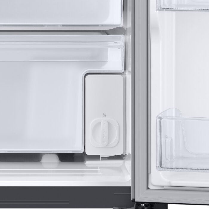 Stainless Steel 36" Side by Side Energy Star 26.7 cu. ft. Smart Refrigerator with Family Hub