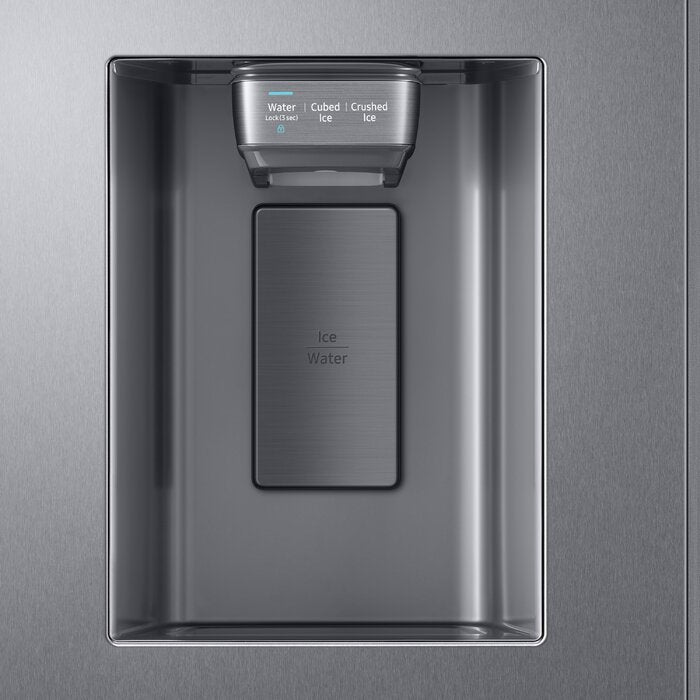 Stainless Steel 36" Side by Side Energy Star 26.7 cu. ft. Smart Refrigerator with Family Hub