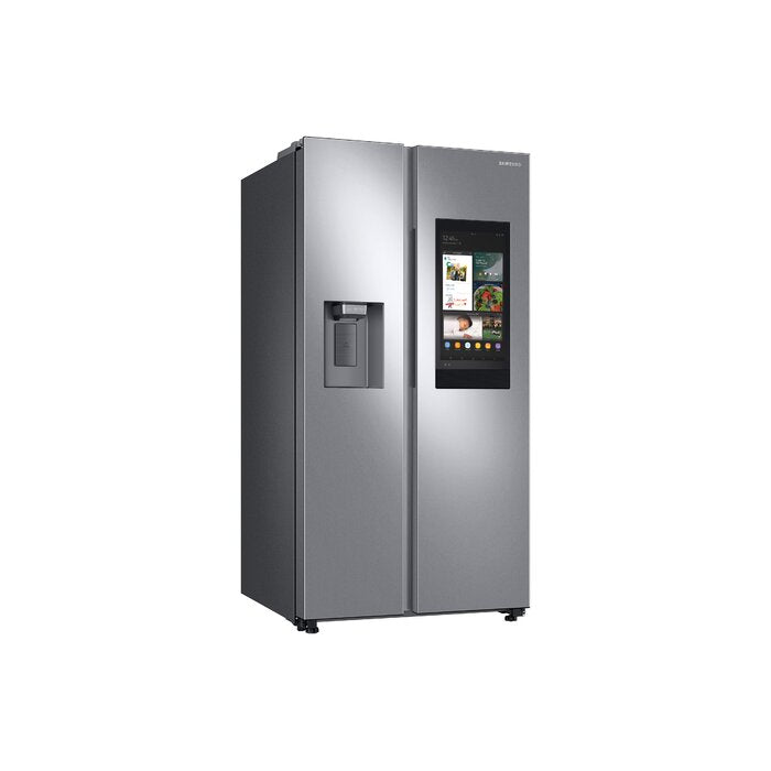 Stainless Steel 36" Side by Side Energy Star 26.7 cu. ft. Smart Refrigerator with Family Hub