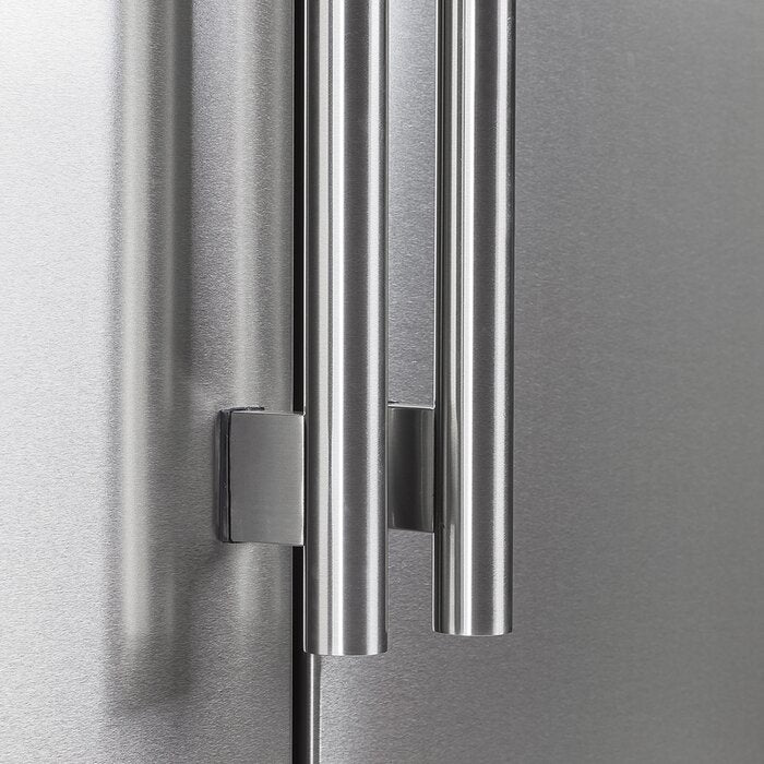 Salerno Stainless Steel 33" Counter Depth Side by Side 15.6 cu. ft. Refrigerator