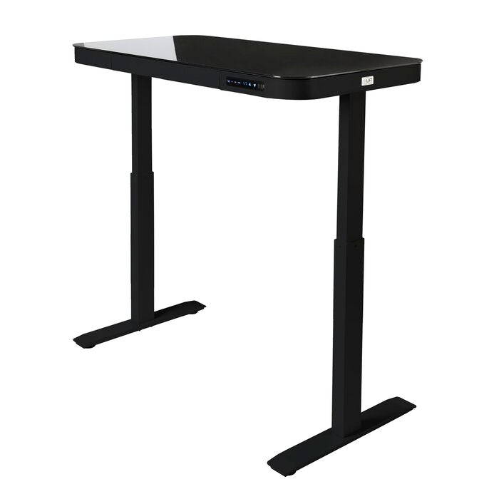 Black Seville Classics Height Adjustable Standing Desk